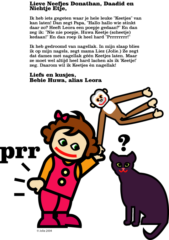 Leora doet een keetje