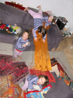 Leora met glijbaan