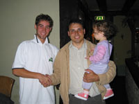 Leora, Edwin en Ober in De Oude Haven