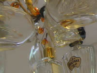 lamp met parfumflesjes