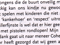 Brief van Amsterdam-verlaatster