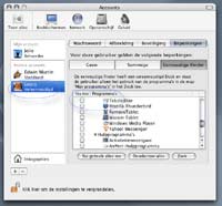 account aanmaken met beperkte permissies