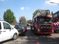 De Van Leeuwenhoekstraat is afgezet ivm het asbestalarm