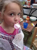 5 juni 2010 marshmellows roosteren op de barbecue