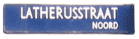 latherusstraatnaambordje